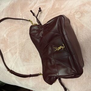 Yves Saint Laurent Burgundy Shoulder Bag